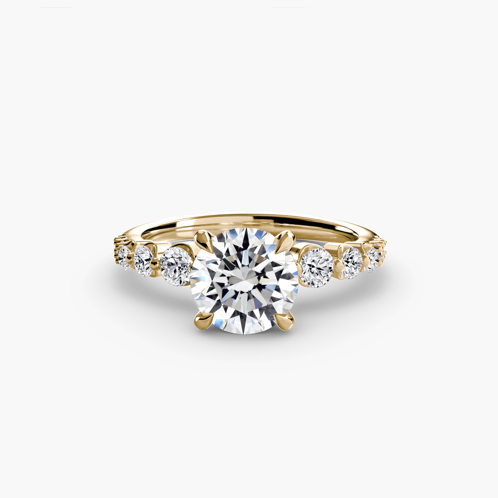Anello con Diamanti a Cascata