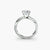 Anello Emerald con Pavé Intrecciato