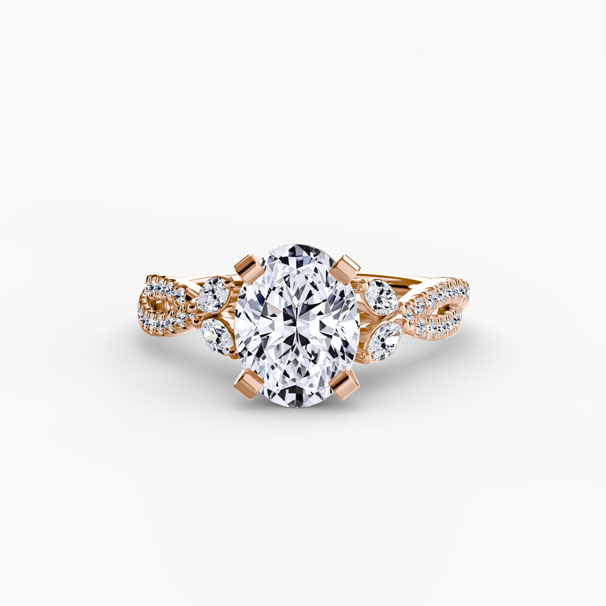 Braided Pavé Ring