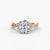 Anello Pavé Intrecciato