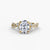 Anello Pavé Intrecciato