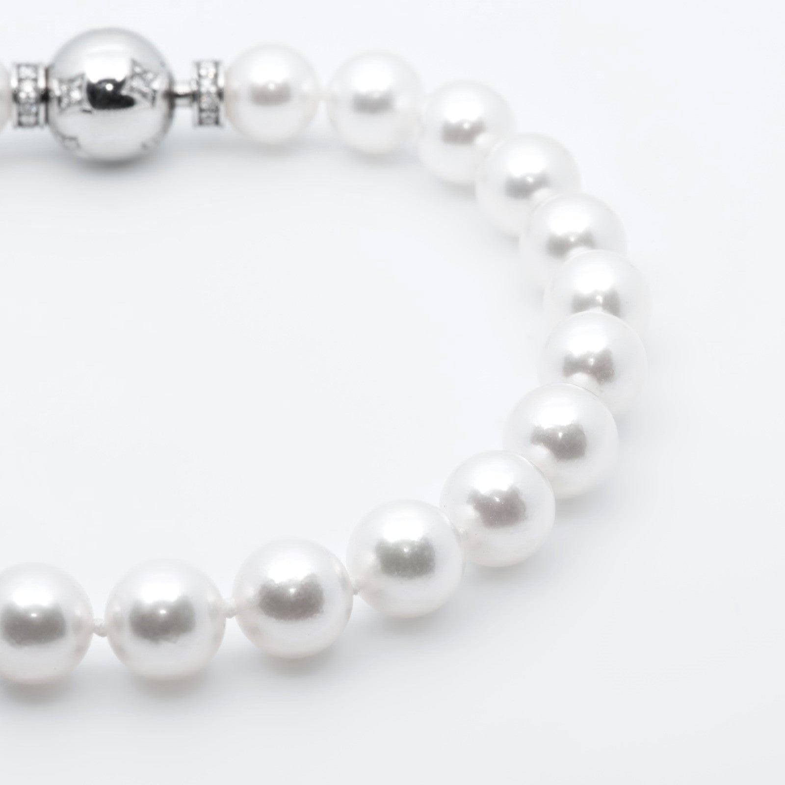 Bracciale personalizzato in oro 9 carati con perle | Merci Maman Bracciale personalizzato in oro 9 carati con perle | Merci Maman