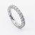 Anello Fedina Eternity con Diamanti in oro bianco 18 kt