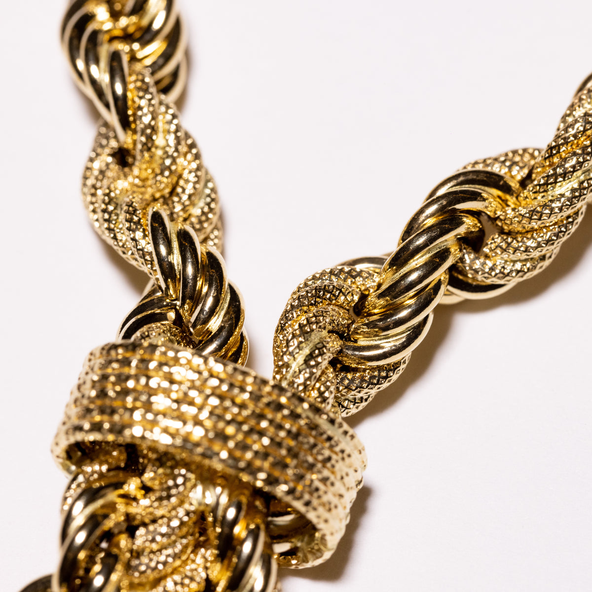 18KT Yellow Gold Creation Necklace Fantasy Weave 