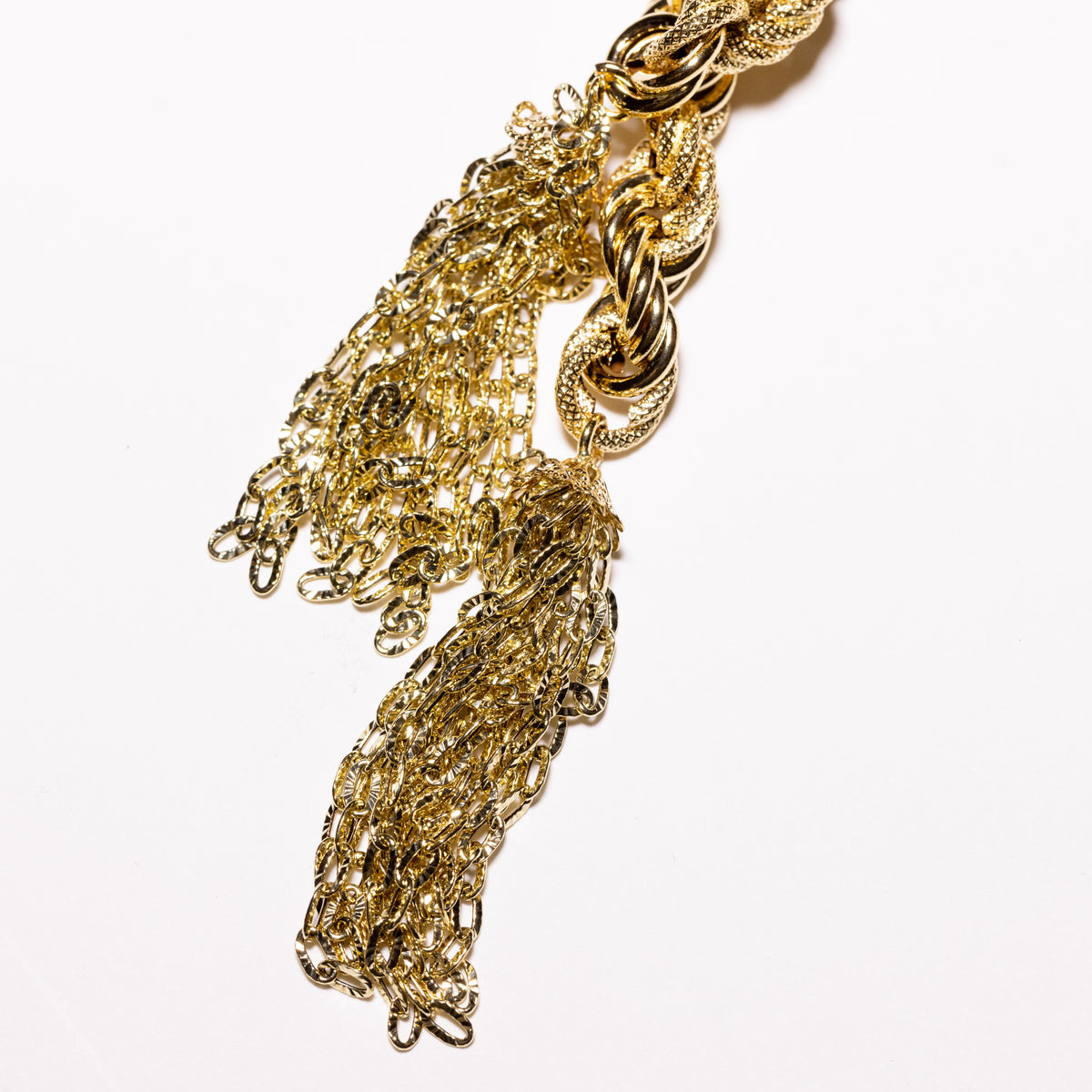 18KT Yellow Gold Creation Necklace Fantasy Weave 