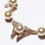 Collana Collier in Oro Rosa 18KT con diamanti taglio brillante e Perle Gold Australia