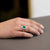 Anello Smeraldo 1,98 ct Contornato Diamanti 0,48 ct in oro bianco 18 kt