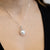 Collana con Perla Australia in oro bianco 18 kt
