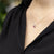 Collana in Oro Bianco 18 Kt con Ciondolo Rubino e Diamanti