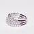 Anello in oro Bianco 18KT e Fascia di diamanti da 2,08ct