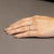 Anello Trilogy in Oro Bianco 18 Kt con Montatura a Sei Griffe