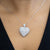 18KT White Gold and 4.24KT Diamonds Fantasy Heart Pendant
