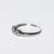 Anello Trilogy In Oro Bianco 18 Kt Con Fiori In Pavé Di Diamanti