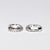 Orecchini Boccole in Oro Bianco 18 Kt e Diamanti