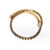 Bracciale Tennis in oro giallo 18 kt con diamanti neri