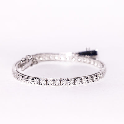 Bracciale Tennis in oro bianco 18 kt con diamanti da 1,32 kt