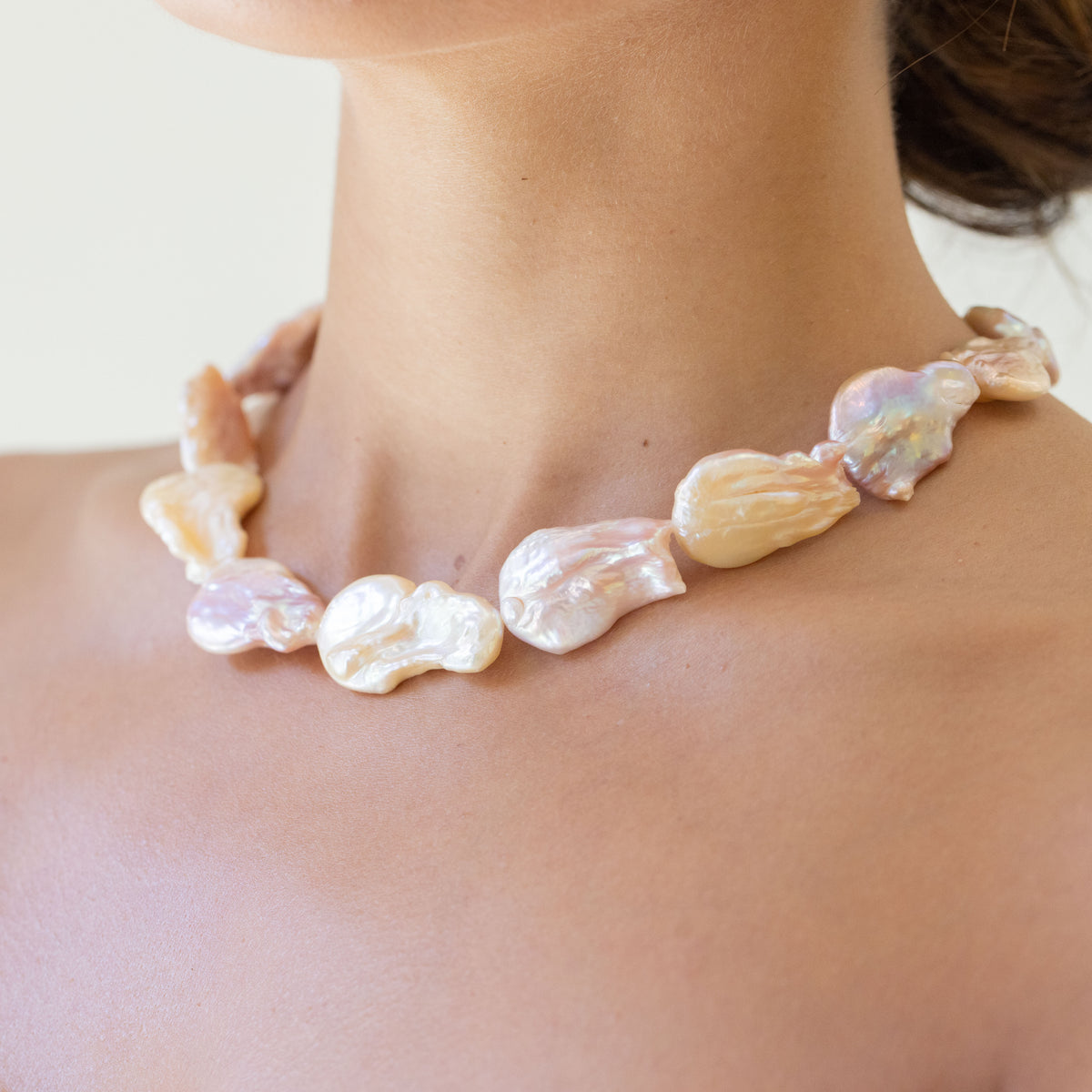 Scaramazza Fantasy Irregular Pearl Necklace