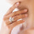 18kt White Gold Fantasy Ring with Brilliant Cut Diamonds