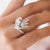 18kt White Gold Fantasy Ring with Brilliant Cut Diamonds