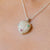 Collana Pendente forma Cuore in oro bianco 18kt in pavè di Diamanti e fantasie a grappolo di smeraldi, zaffiri, rubini e diamanti