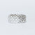Anello Fascia in Oro Bianco 18 kt con Diamanti Taglio Brillante
