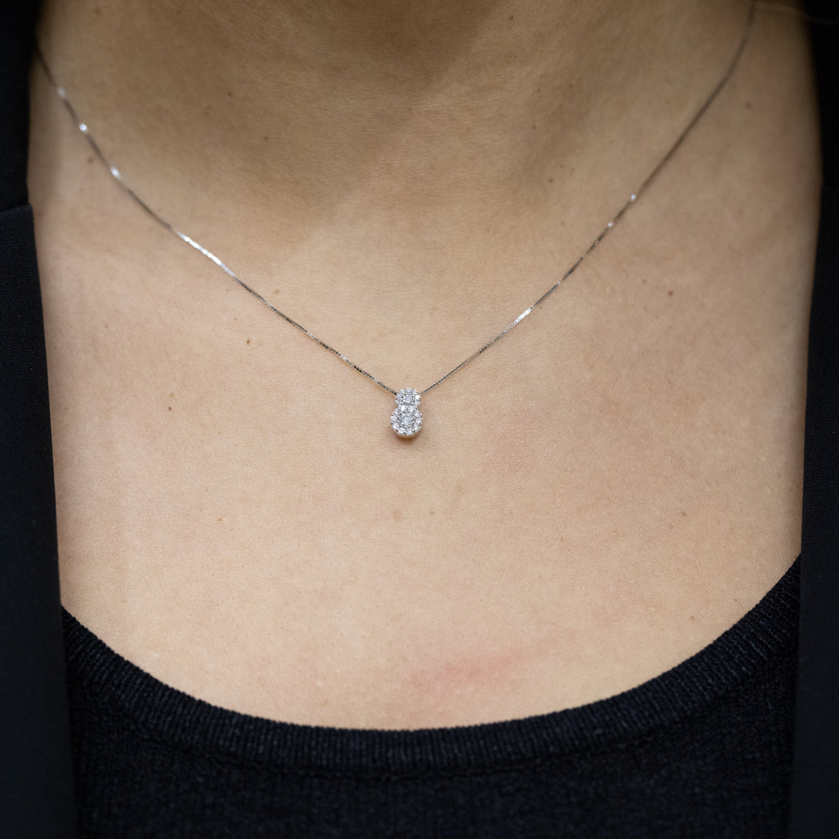 Pendant with Diamonds and 18KT Gold