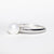 Anello in oro bianco 18kt con Perla Fresh Water e diamanti laterali