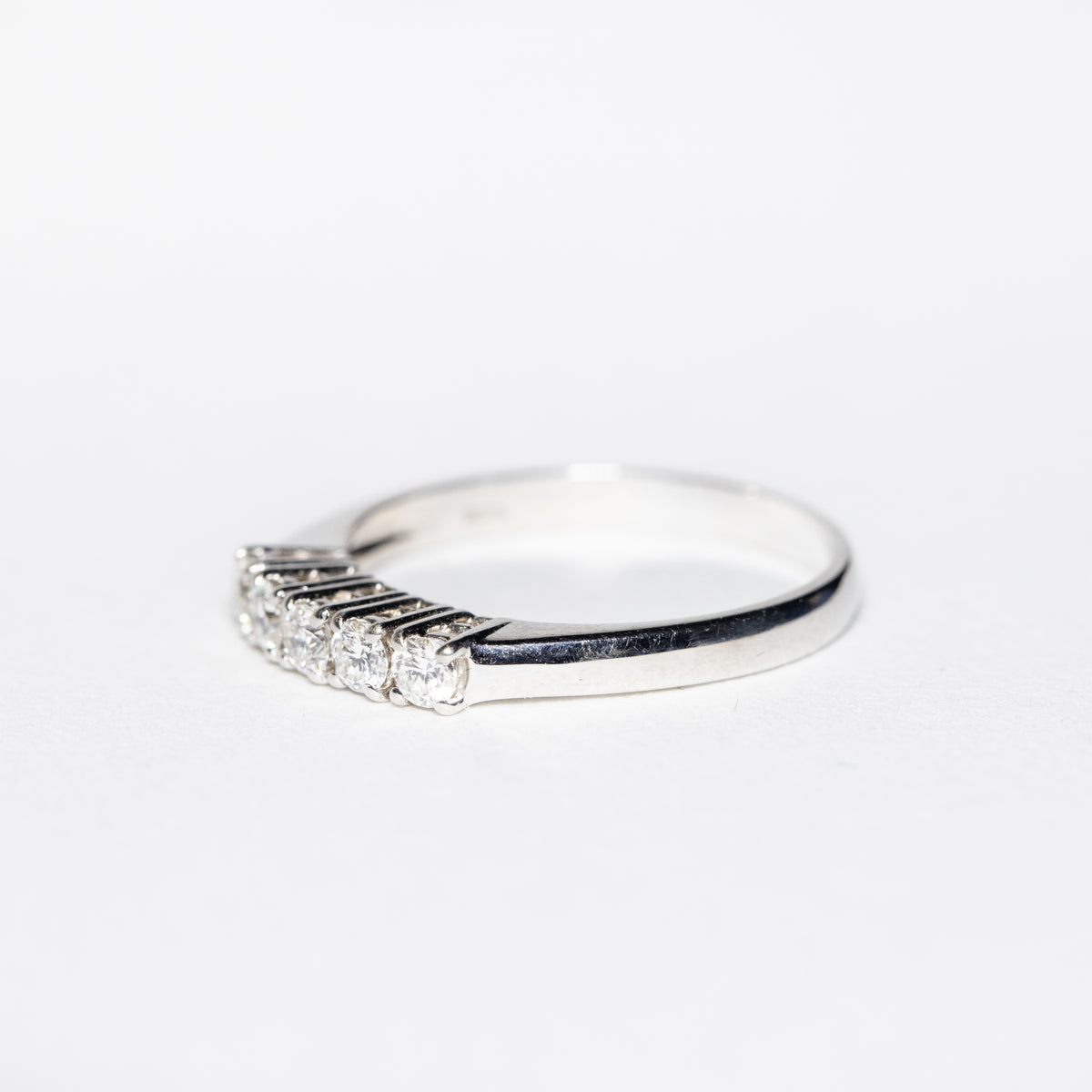 0.35ct 18kt White Gold Veretta Ring