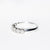 Anello Veretta in oro bianco 18kt a 7 diamanti caratura 0,81