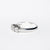 Anello Trilogy in oro bianco 18kt con 3 Diamanti taglio brillante