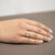 Anello Trilogy in oro bianco 18kt con 3 Diamanti taglio brillante