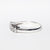Anello Veretta in oro bianco 18kt a 5 pietre