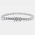 Bracciale Tennis in oro bianco 18 kt con diamanti da 5,65 kt