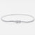Bracciale Tennis in oro bianco 18 kt con diamanti da 0,91 kt