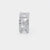 Conch earring in oro bianco 18 kt con diamanti