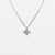 0.20ct diamond point light necklace in 18kt white gold