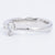 Anello solitario in platino e diamante taglio brillante